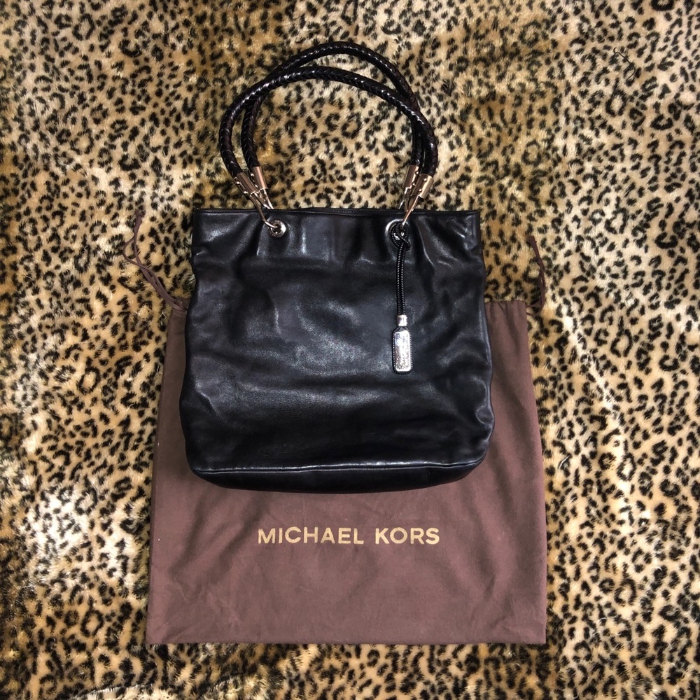 Michael Kors Collection Skorpios Black Tote